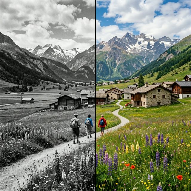 Colorization result on hover